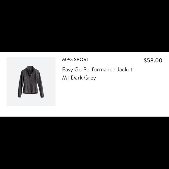 MPG SPORT Easy Go Performance Jacket (Like New) - Picture 4 of 4